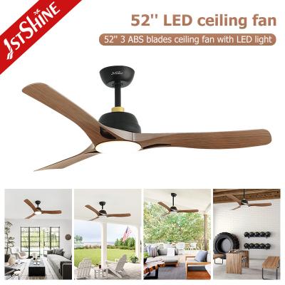 China 52'' LED Ceiling Fan With Remote Control 6 Speed Plastic Blade for sale