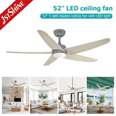 China Decorative Indoor LED Ceiling Fan 6 Speed Nordic Style 52 Inches for sale