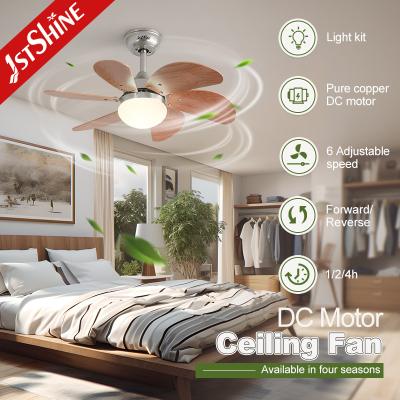 China Tradition Ceiling Fan Lamp DC Motor Energy Saving 6 MDF Blade for sale