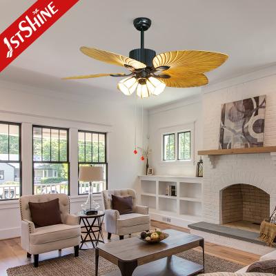 China Silent Motor Remote Control Classic Ceiling Fans With Light Five Blades for sale