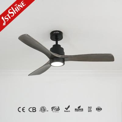 China 52 Zoll Dekorativ LED Deckenventilator mit Licht und Fernbedienung Geräuscharm Hochgeschwindigkeit zu verkaufen