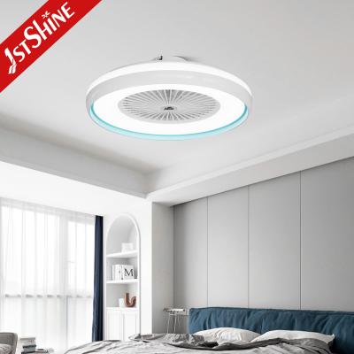 China 220v Dc Motor Led Light Ventilador de teto Controle remoto lâmina acrílica para quarto à venda