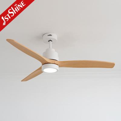 Китай White Design Wood Grain ABS Blades Ceiling Fan With Led Lighting продается