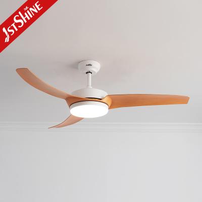 Китай Elegant Design Wood Grain ABS Blades Ceiling Fan With Dimmable Light продается