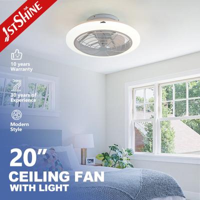 China Enclose Ceiling Fan With Light And Remote 6 Speeds DC Motor Ceiling Fan For Bedroom for sale