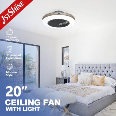 Cina Controllo Smart App LED Ventilatore di soffitto invisibile Per camera da letto 20 pollici 27W in vendita