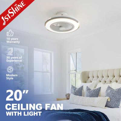 China 20 Inch 220V High Airflow Flush Mounted LED Ceiling Fan with Light Bedroom for sale