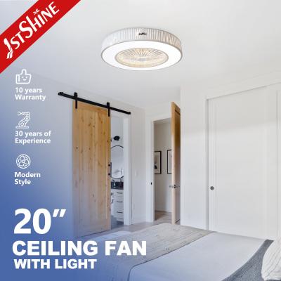 Cina Controllo remoto ventilatore di soffitto senza lame da 20 pollici con luce a LED in vendita