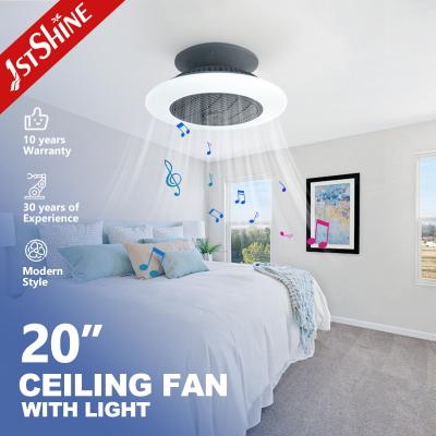 China Starry Lampshade LED Ceiling Fan 10 for Motor Modern Design Style TUYA App Control for sale