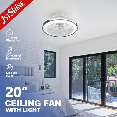 Chine Support Dimmer Oui 1stshine Ventilateur de plafond LED Blanc pour une installation facile dans la chambre à coucher à vendre