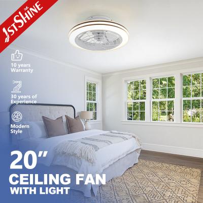 Cina 20 INCH/PEM Low Voltage LED Ceiling Fan Light con supporto dimmer e diametro del ventilatore in vendita