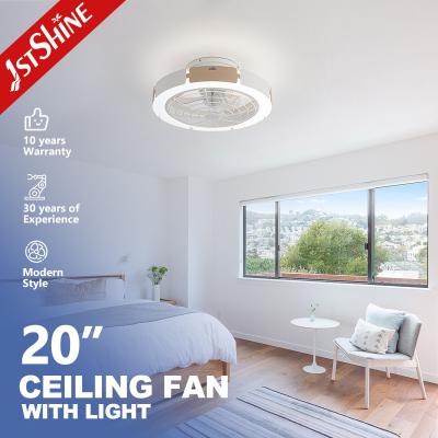 China Led Ceiling Fan With Remote And Light 6-Speed Choice Flush Mount Led Ceiling Fan for sale