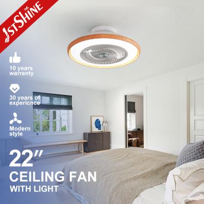 China Controle inteligente Ventilador de teto LED sem lâmina estilo moderno motor DC Dimmable luz LED à venda