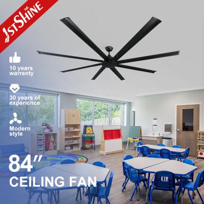 China Air Cooling Fan 84 Inch Brushless Inverter Aluminum Blades Ceiling Fan for Gymnasium for sale