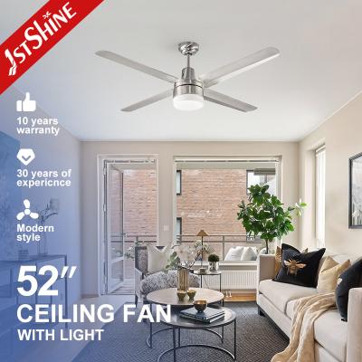 China 110V Iron Blades Dimmable Ceiling Fan 52 Inch With AC Motor for sale