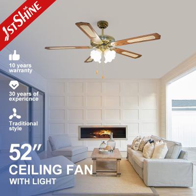 China Traditional Classic Ceiling Fans Chandelier 52 Inch For Restaurant for sale