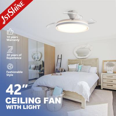 China Ventilator voor het plafond met licht 3 kleuren dimbaar LED-licht Te koop