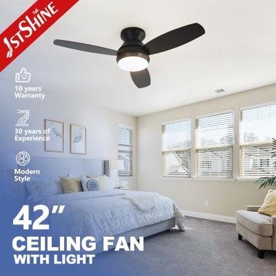 China Switch Type Remote Control 42 Inch LED Ceiling Fan with MDF Blades and LED Light for sale