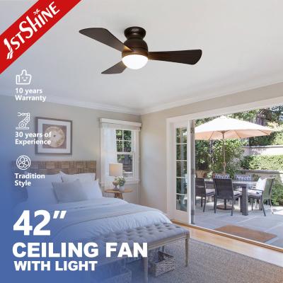 China 1stshine Ceiling Fan with Light and Remote Control 3 MDF Blades 3 Color LED Light for sale