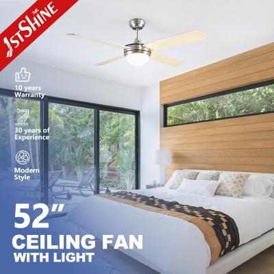 China MDF Blade Modern Ceiling Fan Led Light Fans Contemporâneos para Sala de estar à venda