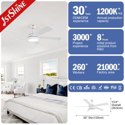 China Quiet Led Modern Ceiling Fan With Light And Remote Control DC Motor for sale