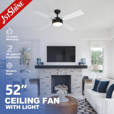 China Low Noise Remote LED Ceiling Fan With MDF Blade DC Motor Ceiling Fan for sale