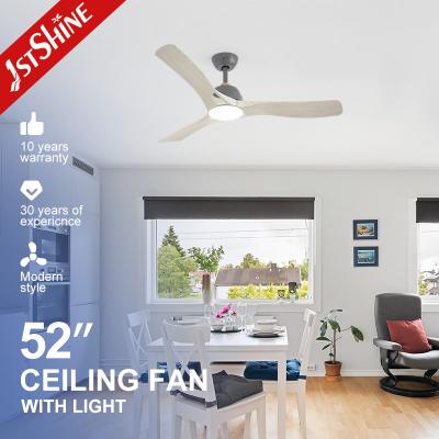 China Pure Copper Motor LED Ceiling Fan with Remote Control and App Control Modern Design for sale