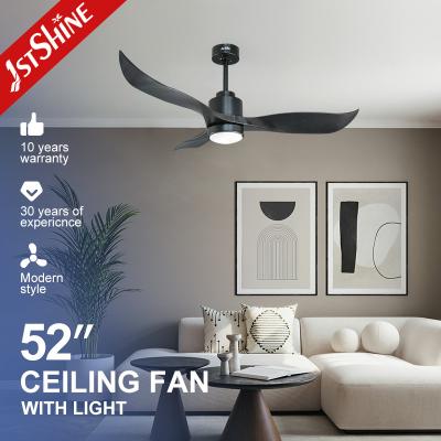 China Dc Circuit 60W Remote Control Ceiling Fan Home 3 Abs Plastic Fan Blades for sale