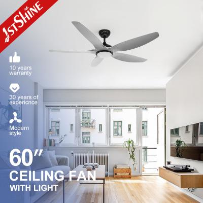 Chine Ventilateur de plafond silencieux à moteur ABS à courant continu à faible bruit avec lumière LED pour restaurant de cuisine à vendre