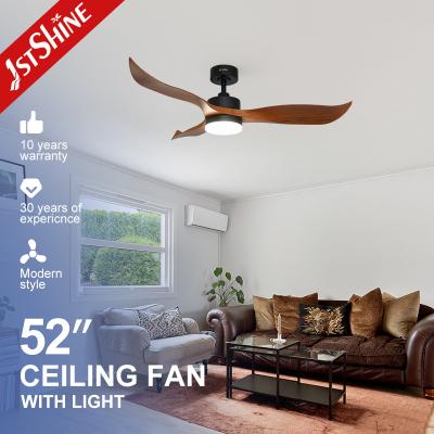 China 5 Speed Remote Control Plastic Decorative Ceiling Fan With 18W LED Light for sale