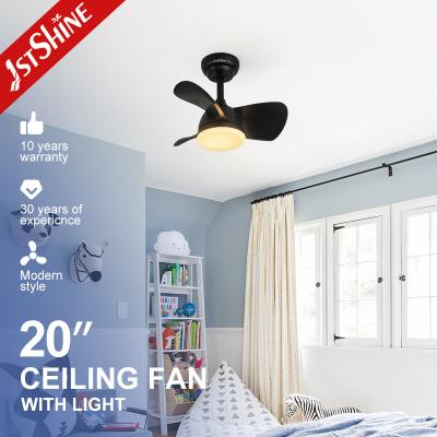 China Led Light Kleine plafondventilator Decoratieve stille DC-motor voor kleine kamers Te koop