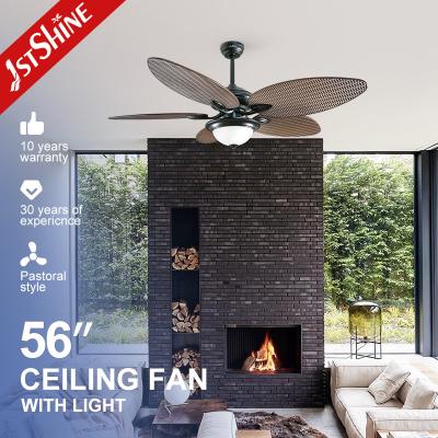 China Hotel Decorative 56 Inch Ceiling Fan with Light and Remote Control in Traditional Style for sale