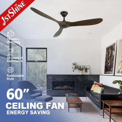 China 60 Inches White LED Ceiling Fan , Quiet DC Motor Modern Fan Light for sale