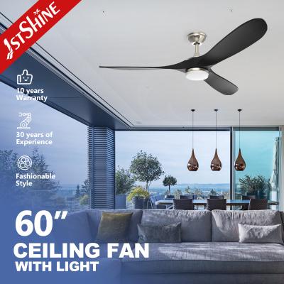 China 220v moderner Holzdeckenventilator mit Lichtleuchter für Schlafzimmer zu verkaufen