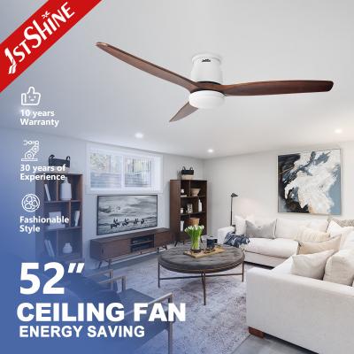 China Solid Wood Ceiling Fan For Indoor 5 Speeds  Remote Control dc motor bedroom for sale