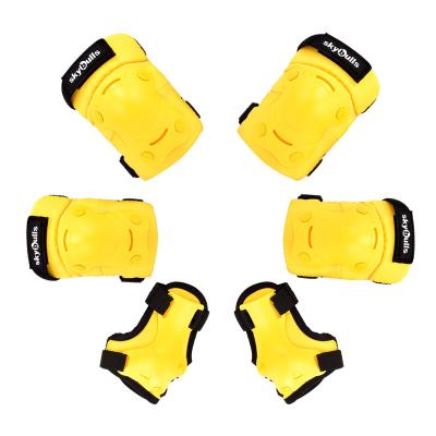 China Adjustable Elasticity Sports Safety Guard Roller Skating Skiing Wrist Knee Elbow Protector Set Breathable Outdoor Adult Kneepad Gear for sale