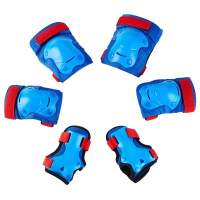 China Adjustable Elasticity 7pcs Breathable Kids Protective Gear Set Wrist Guard Support Skateboard Skating Helmet Elbow Cycling Knee Pads for sale