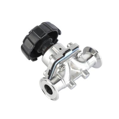 China SS304 SS316L General Sanitary Tri Clamp Ends Diaphragm Valve&Sanitary Tri Clamp Diaphragm Valve for sale