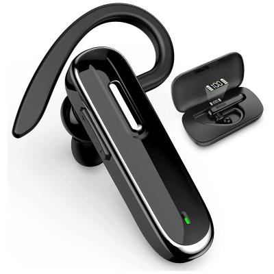 China Earhook Viable Headset Wireless Handfree V5.1 Earphone With 500mAh Battery Display Charging Case 12 Hours Talking Time for sale