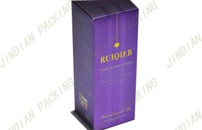 China Recycled Coated Paper Cosmetic Packaging Boxes For Perfume, Lotion for sale