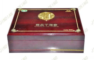 China Antiker hölzerner Schmuck-Verpackenkasten, hölzerne Geschenkboxen Mdf mit Siebdruck zu verkaufen