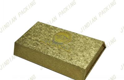 China Luxury Gold Logo Embossed Paper Cardboard Packaging Boxes For Cosmetic Gift for sale