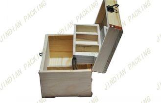 China 8mm Solid Wooden Gift Boxes White With Matt Oil Surface for sale