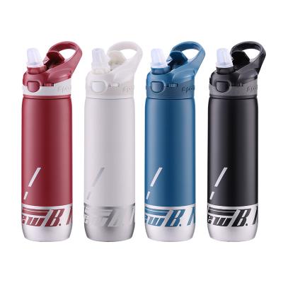 China Custom Logo Large Capacity Sports Vacuum Stainless Steel Vacuum Sport Water Bottle Viable Insulated Stainless Steel For Men And Women for sale