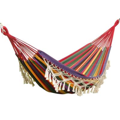 China Adult Leisure Swing Canvas Hammock Hanging Outdoor Camping Hammock for sale