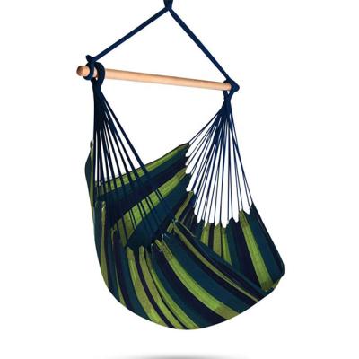 China Modern Indoor And Outdoor Color Line Jacquard Rocking Chair Large Leisure Aerial Hammock for sale