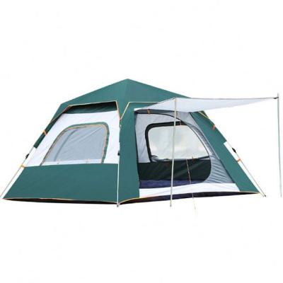 China Waterpoof 5-8 Persons Outdoor Large Rainproof Camping Double Layer Waterproof Family Tents 240*240*155cm for sale