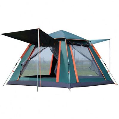 China UV-Resistant Outdoor Waterproof 3-4 Person Quick Open Automatic Camping Tent Large For Family for sale