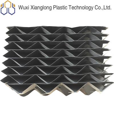 China PVC Louver Cooling Tower Drift Eliminator 30mm PVC Mist Eliminator for sale