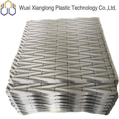 China Width 750mm Material For Cooling Tower Fill PVC Filler For KK Cooling Tower Infill for sale